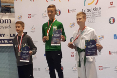 ULKS Taekwondo Borne Sulinowo na Ogólnopolskiej Olimpiadzie Młodzieży Lubelskie 2020.
