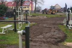 Zagospodarowanie terenu rekreacyjnego w centralnej części Łubowa.