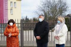 Uroczyste otwarcie „Zakątka wspomnień – Łubowo" z udziałem burmistrza Bornego Sulinowa, Doroty Chrzanowskiej.