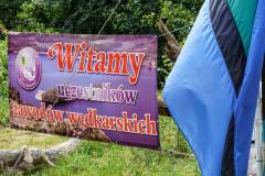 Zawody Wędkarskie o Puchar Burmistrza Bornego Sulinowa - baner powitalny.