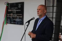 Pierwszy Memoriał im. Leszka Kapuścińskiego na stadionie w Łubowie - Starosta Szczecinecki Krzysztof Lis.