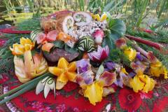 Zrazy-ze-szczupaka-z-sałatką-z-rabarbaru-i-sosem-kurkowym-potrawa-Koła-Gospodyń-Wiejskich-w-Łubowie-w-Bitwie-Regionów-2