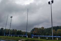 Modernizacja oświetlenia obiektu rekreacyjnego w m. Łubowo - 4 nowe słupy oświetleniowe z ośmioma oprawami LED.
