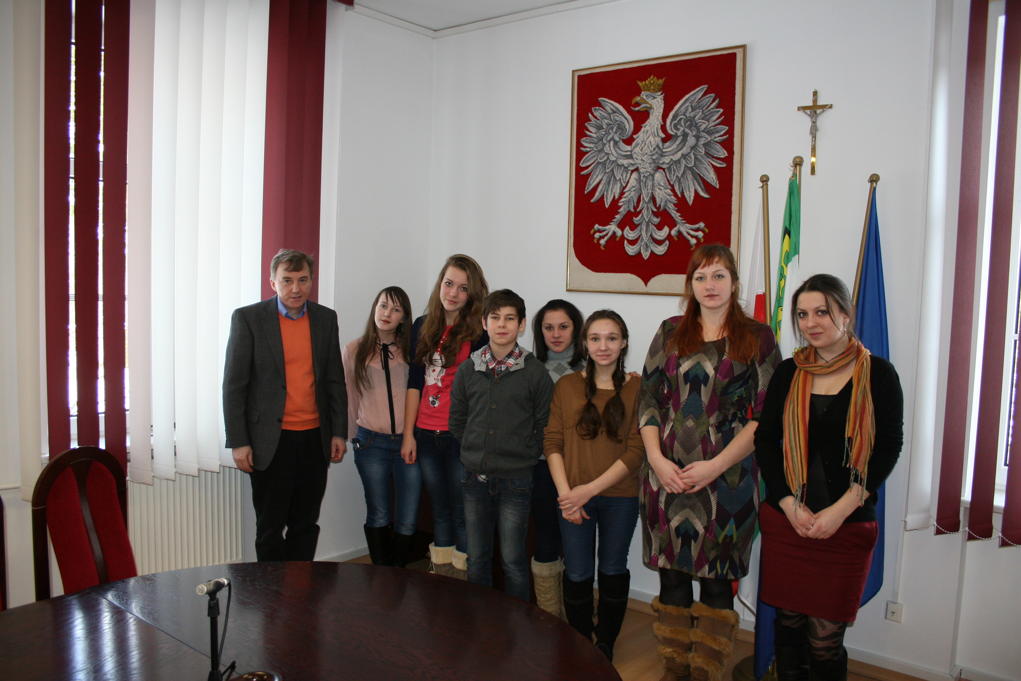 Młodzi Rosjanie z wizytą w Bornem Sulinowie