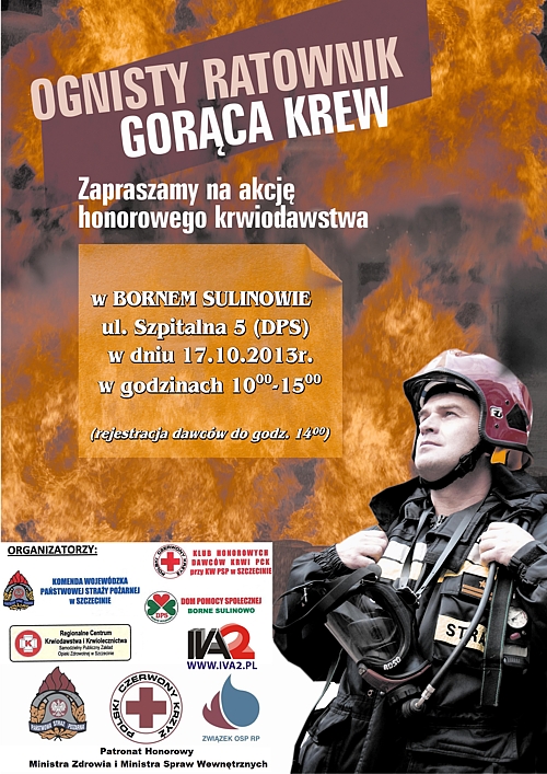 Zbiórka krwi przed DPS w Bornem Sulinowie