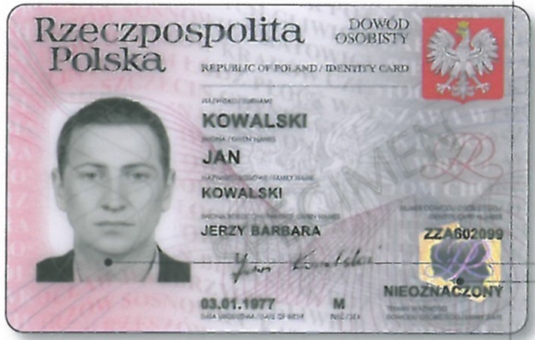 Ważna informacja dotycząca dowodów osobistych