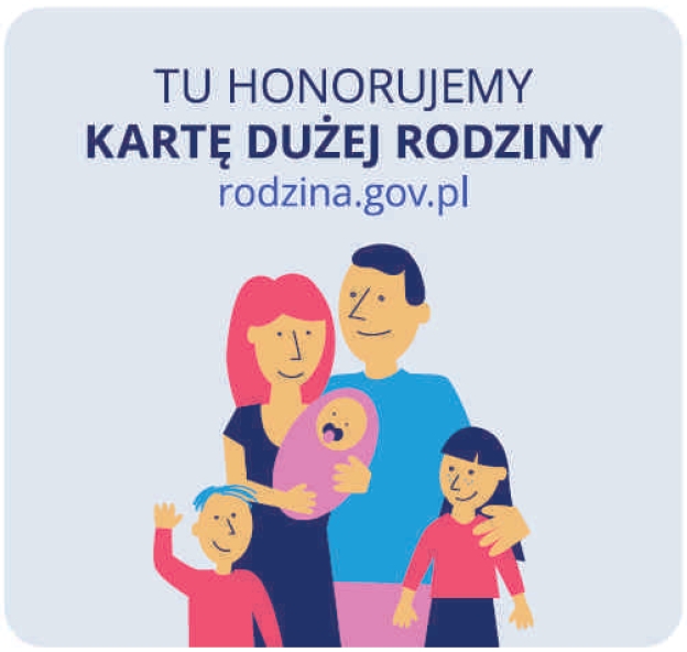 Karta Dużej Rodziny honorowana w CKiR Karta Dużej Rodziny honorowana w CKiR
