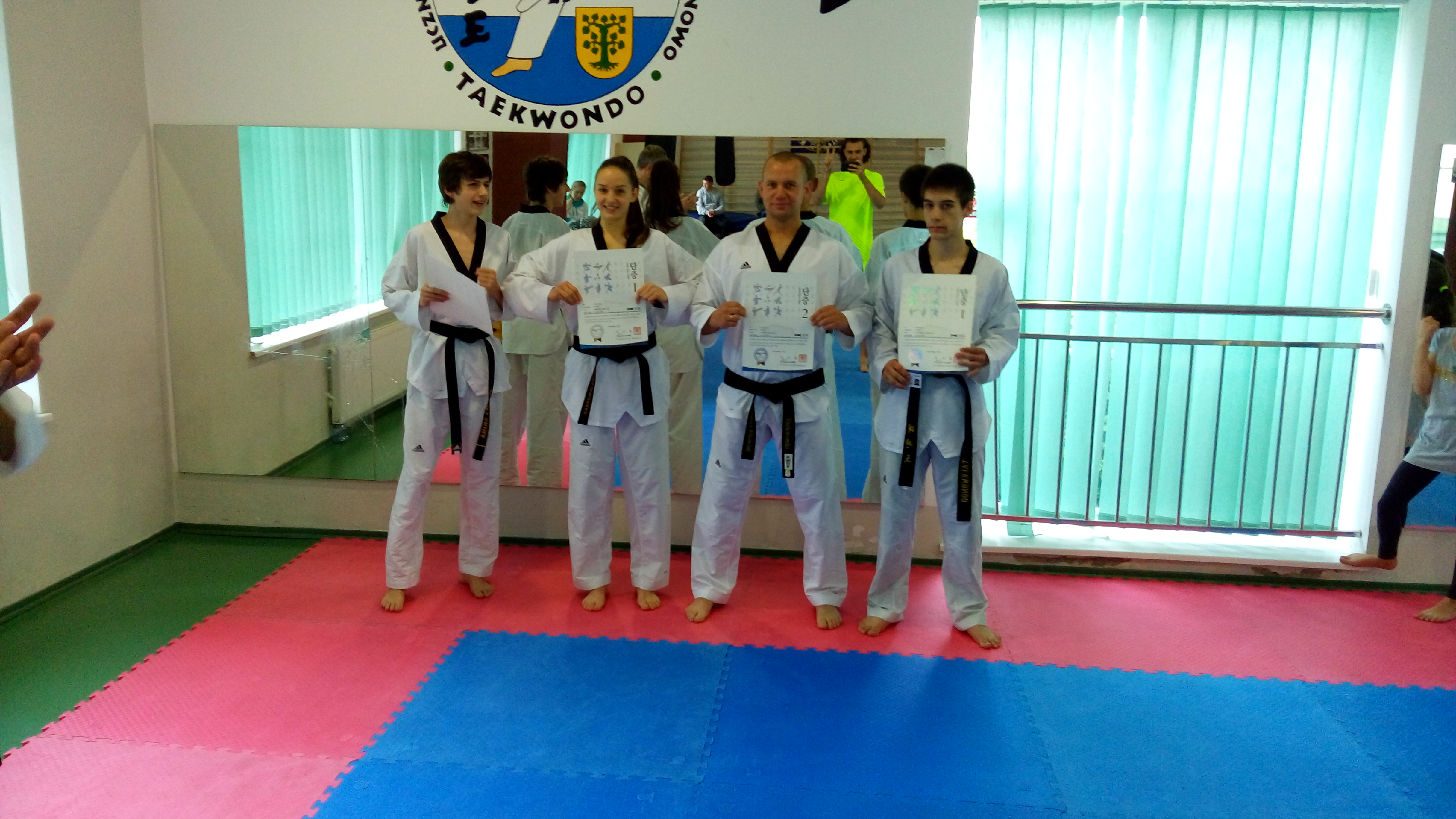 Egzaminy uczniowskie zawodników ULKS Taekwondo