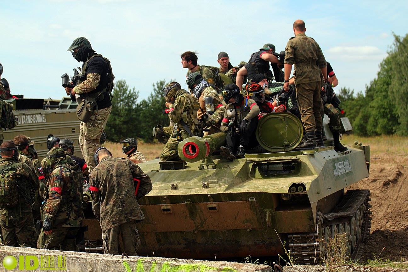 Miłośnicy paintballa z całej Europy na borneńskim Zlotowisku