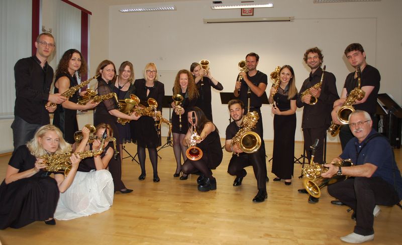 Koncert Międzynarodowej Orkiestry Saksofonowej
