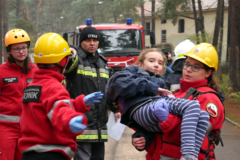 Ćwiczenia służb ratowniczych w Bornem Sulinowie