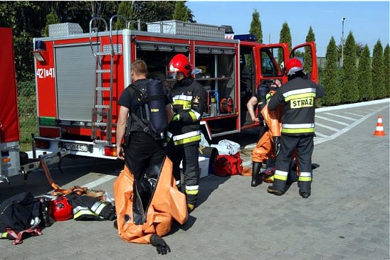 Ćwiczenia Ochotniczych Straży Pożarnych