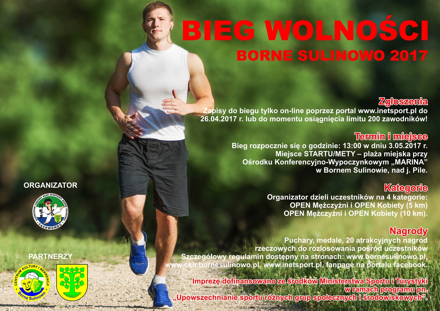 „BIEG WOLNOŚCI – BORNE SULINOWO 2017”