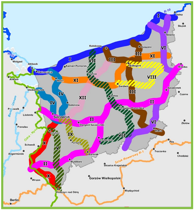 Borne Sulinowo w sieci zachodniopomorskich tras rowerowych