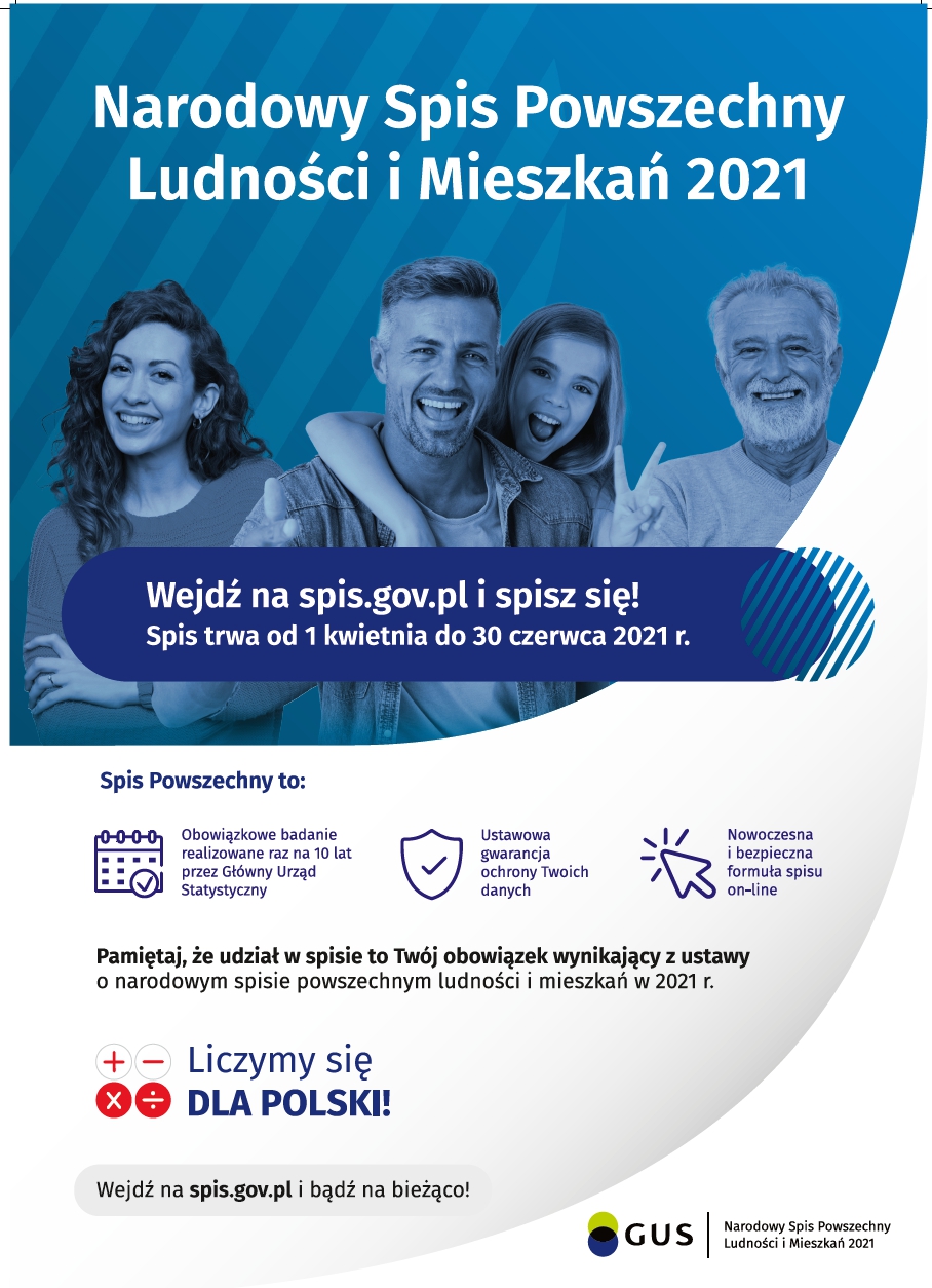 Narodowy Spis Powszechny Ludności i Mieszkań 2021 Narodowy Spis Powszechny Ludności i Mieszkań 2021
