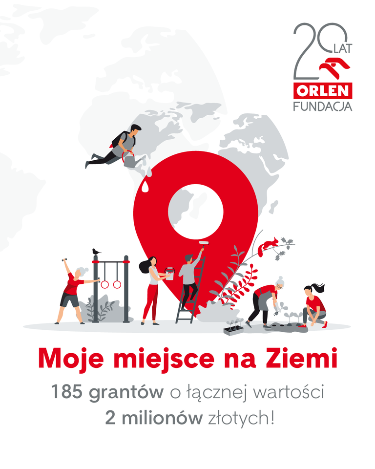 KGW w Łubowie z grantem „Moje miejsce na Ziemi” z Fundacji ORLEN