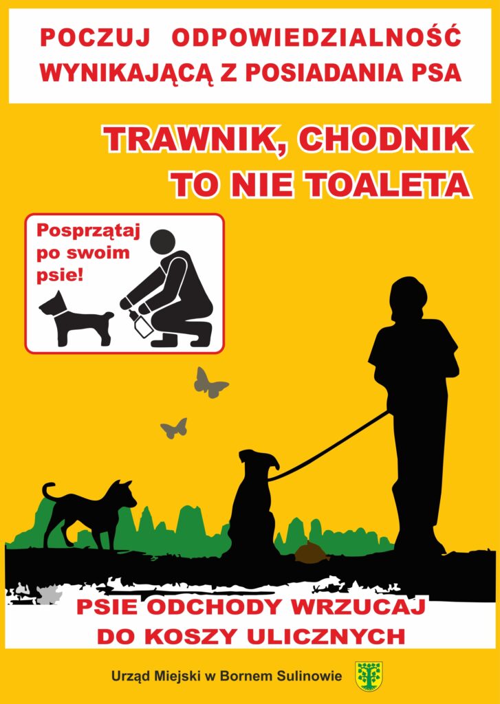 Poczuj odpowiedzialność wynikającą z posiadania psa! - plakat