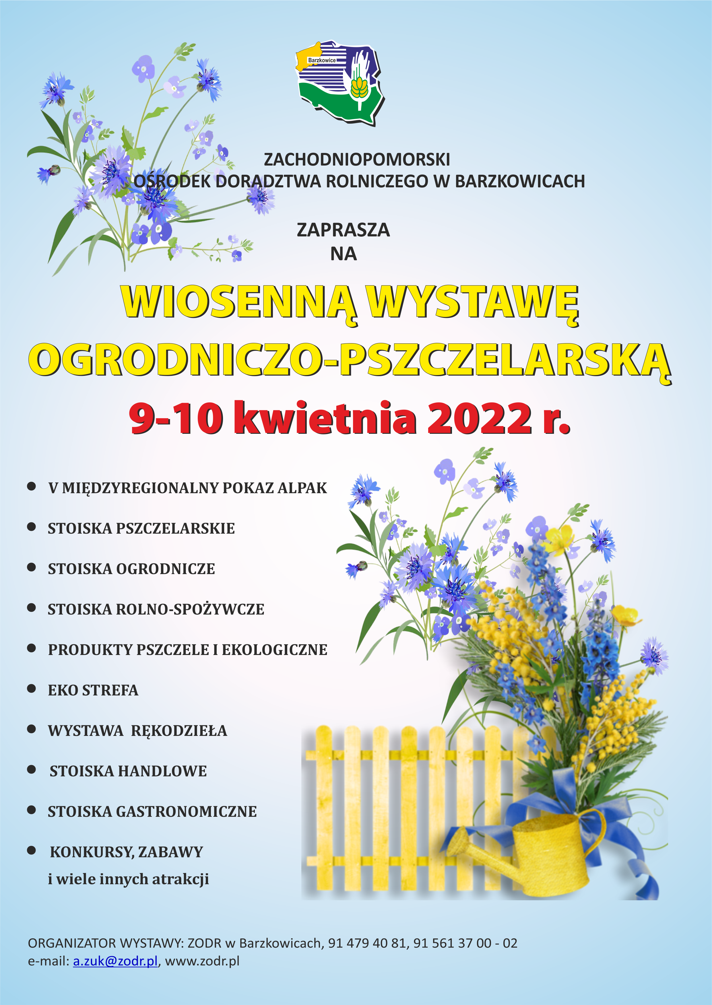 Zaproszenie na Wiosenną Wystawę Ogrodniczo-Pszczelarską